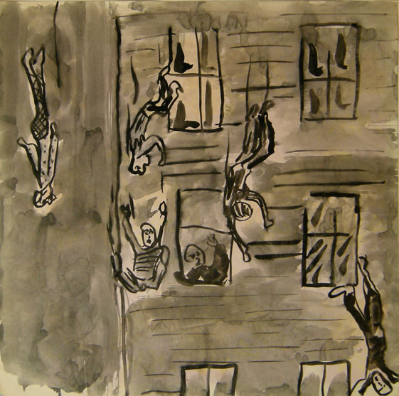 Alan W. Moore, “Untitled,” Ink On Paper, 1983