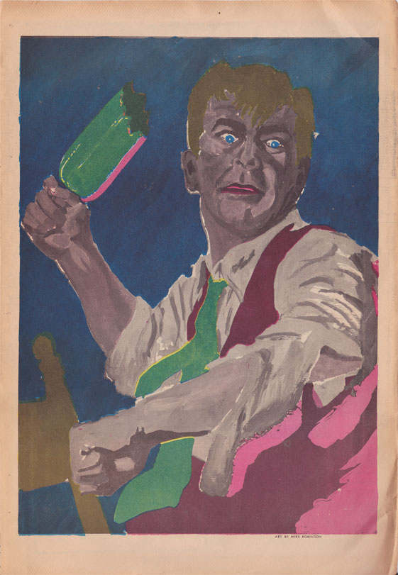 Walter Robinson Man with Bottle