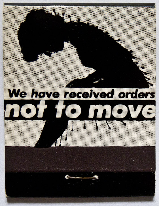 barbara-kruger-matchbook-2 Barbara Kruger, Matchbooks, 1986