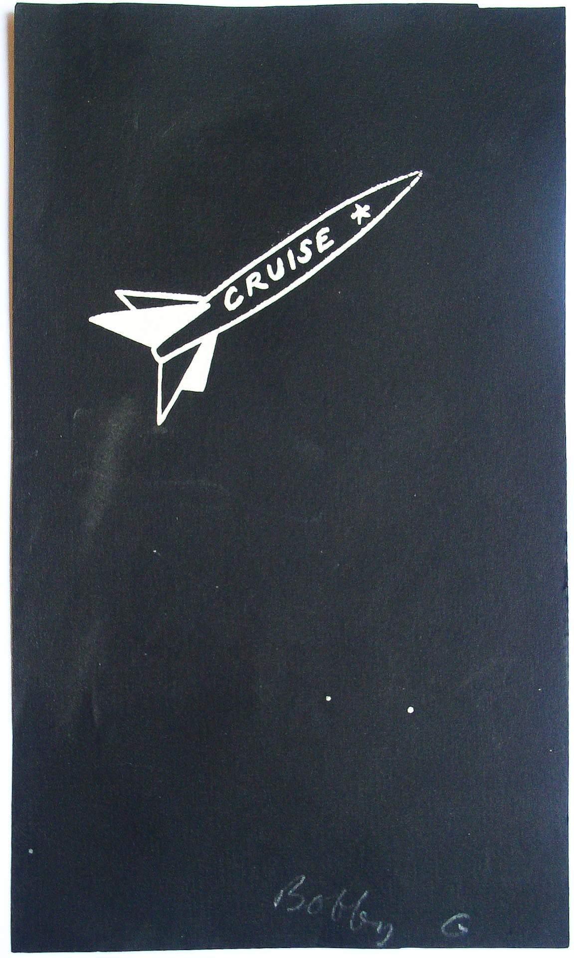 Bobby G - Bobby G, “Cruise Missile” , Signed screenprint on paper