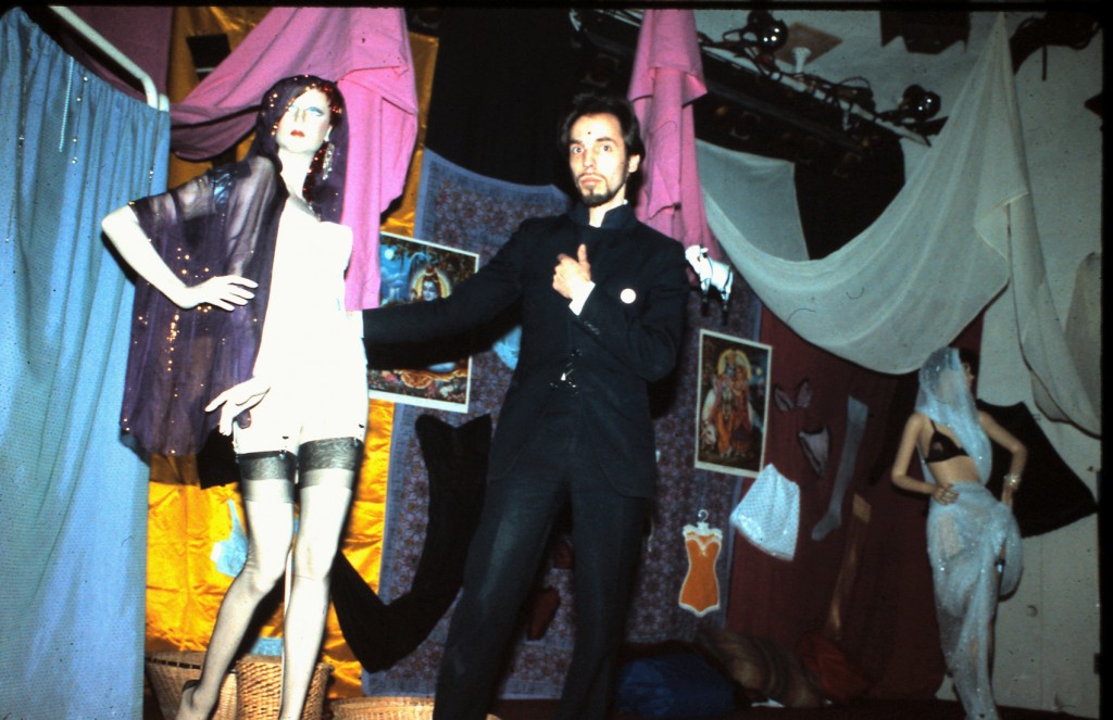 Neke Carson, Underwear for India, LaRocka Nightclub, mannequin