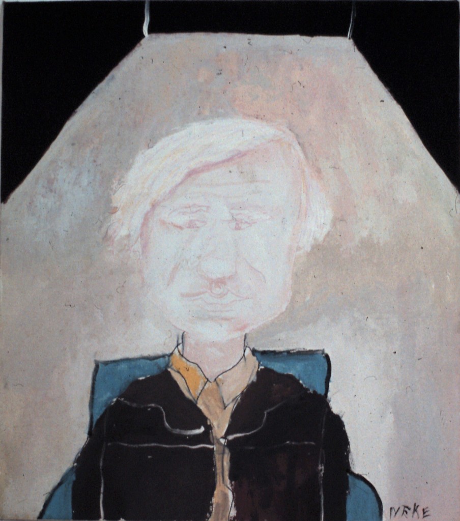 Neke Carson, Rectal Realist, Andy Warhol, Portrait, painting