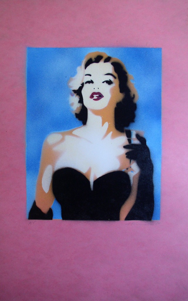 Walter_Robinson_Cocktail_1980 Walter Robinson, Woman with Cocktail, 1980