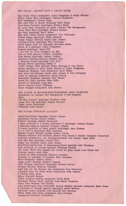 Times-Square-3 Time Square show, Artist list