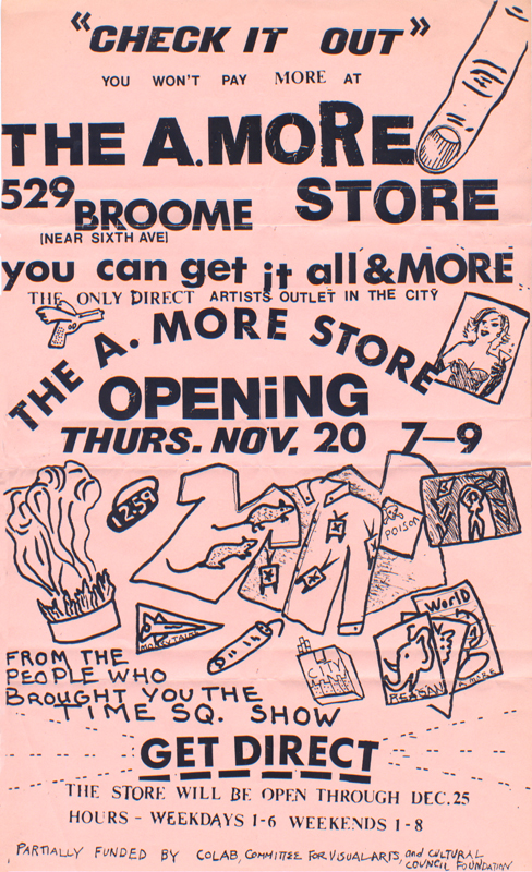 A More Store opening poster