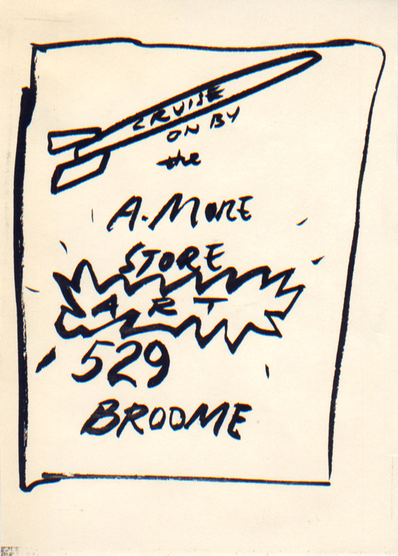 A More Store cruise poster