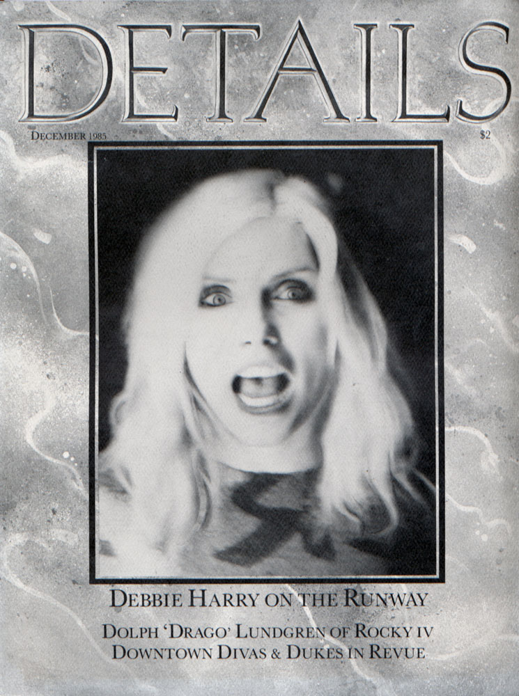 Details Magazine cover with Debbie Harry
