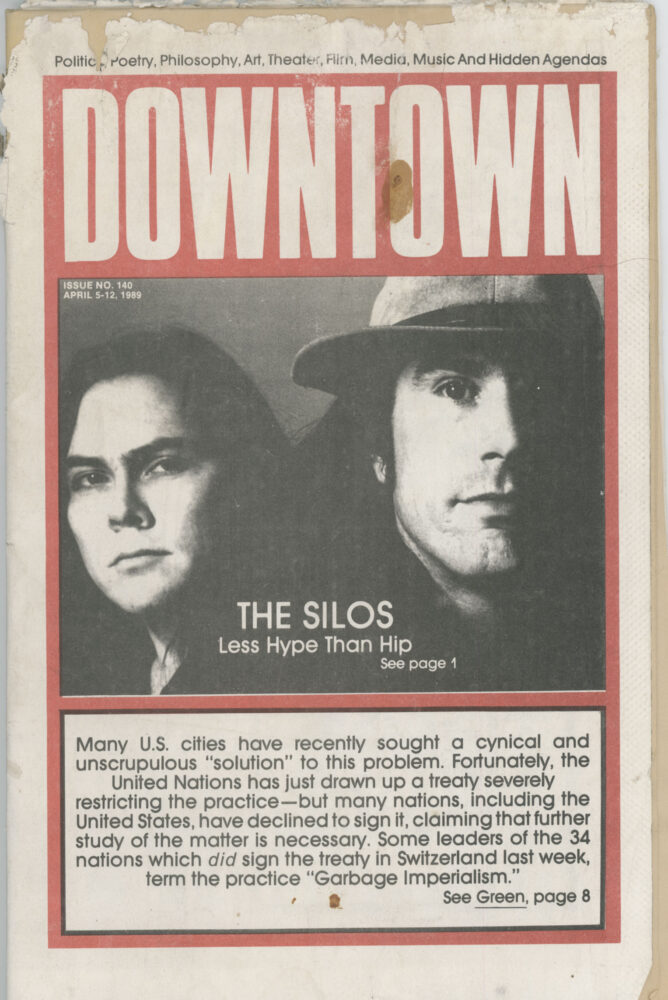 Downtown Magazine cover, The silos