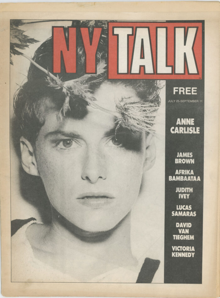 NY Talk Magazine cover from July 25th