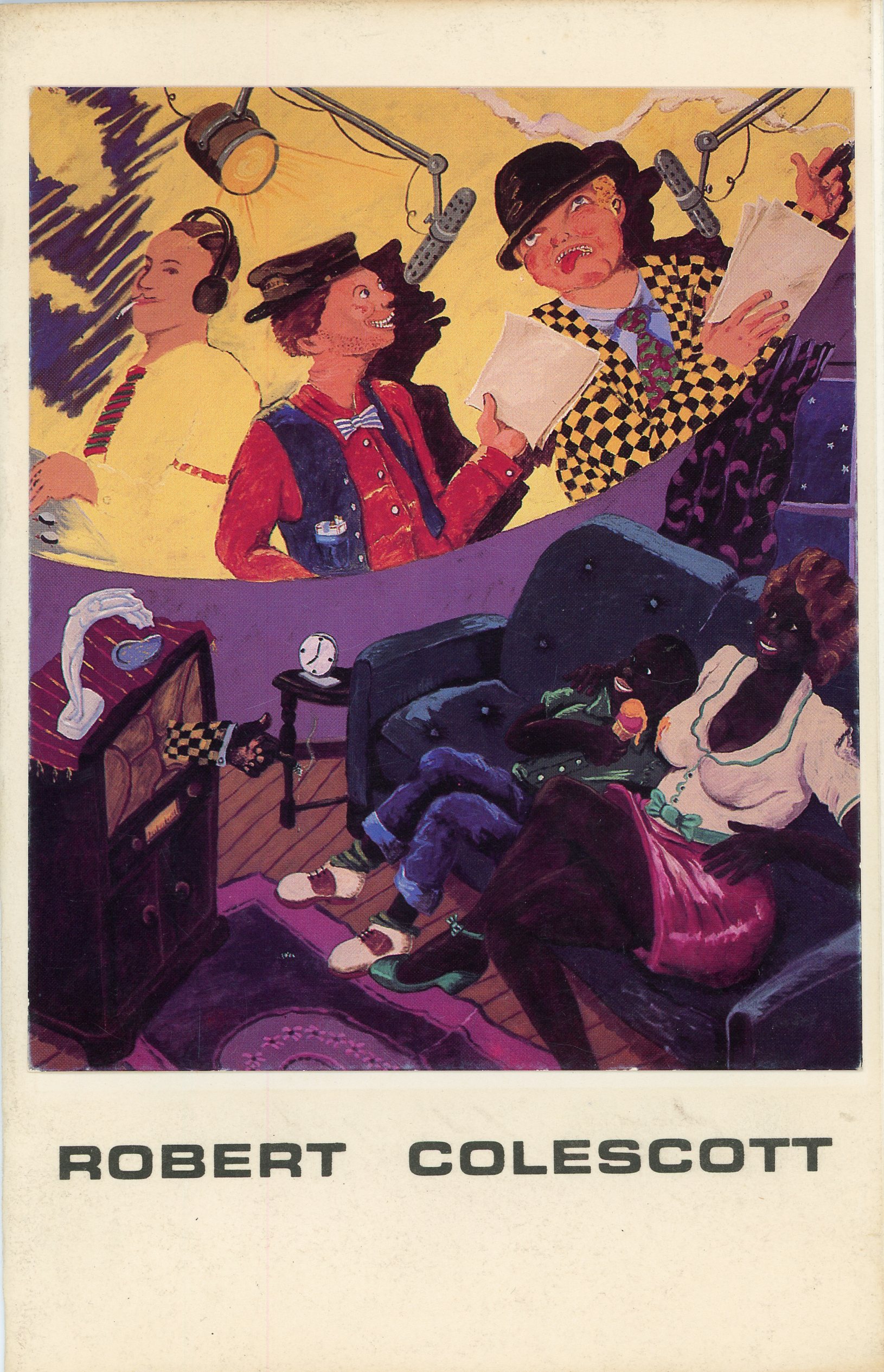 robert colescott booklet for Semaphore exhibition - front