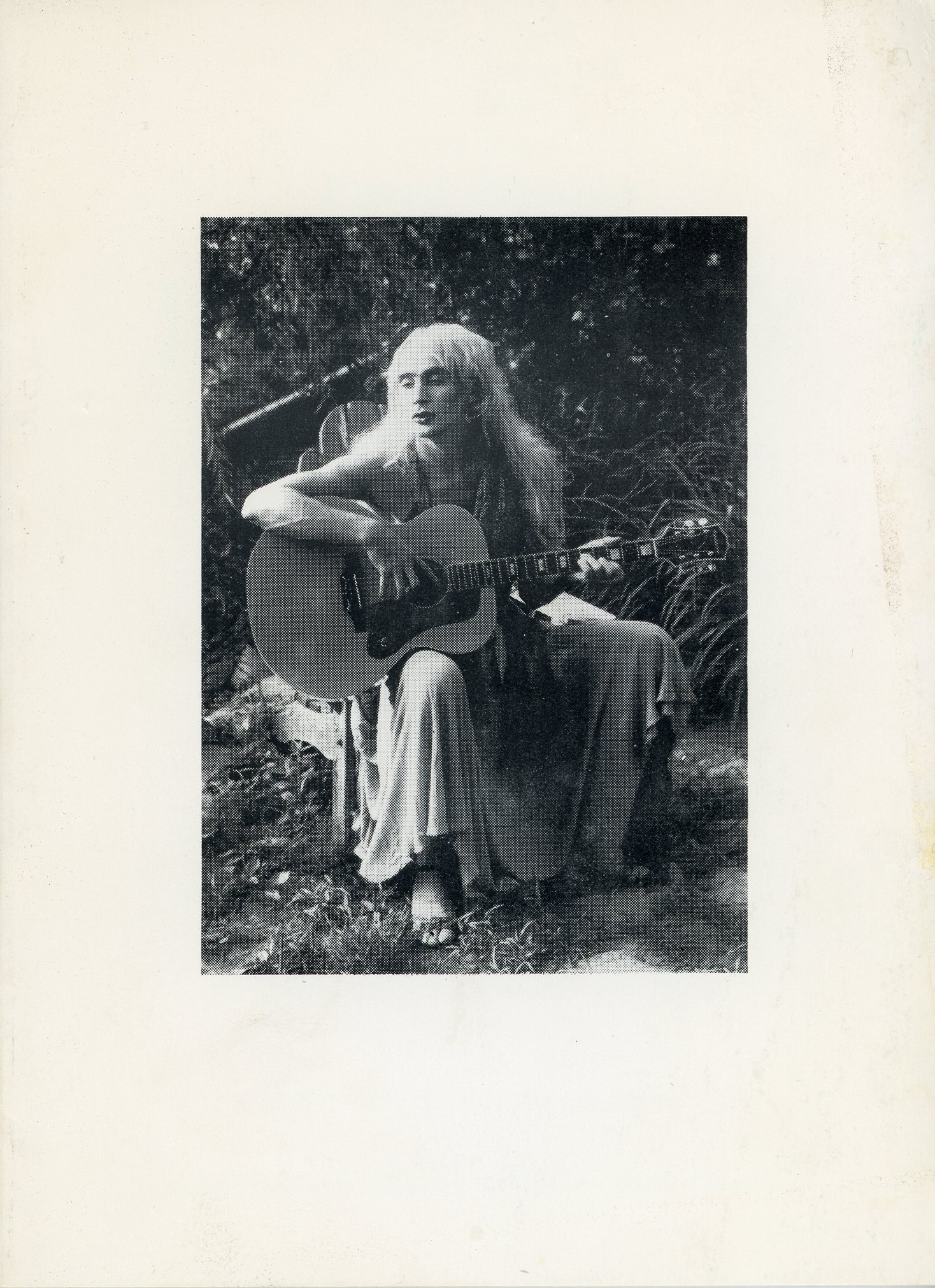 John Kelly Paved Paradise card for The Cat Club - front