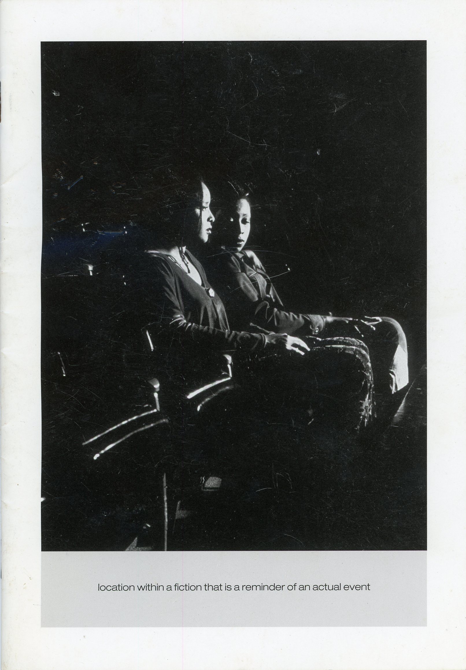 Lorna Simpson booklet for Walker Art Center - front