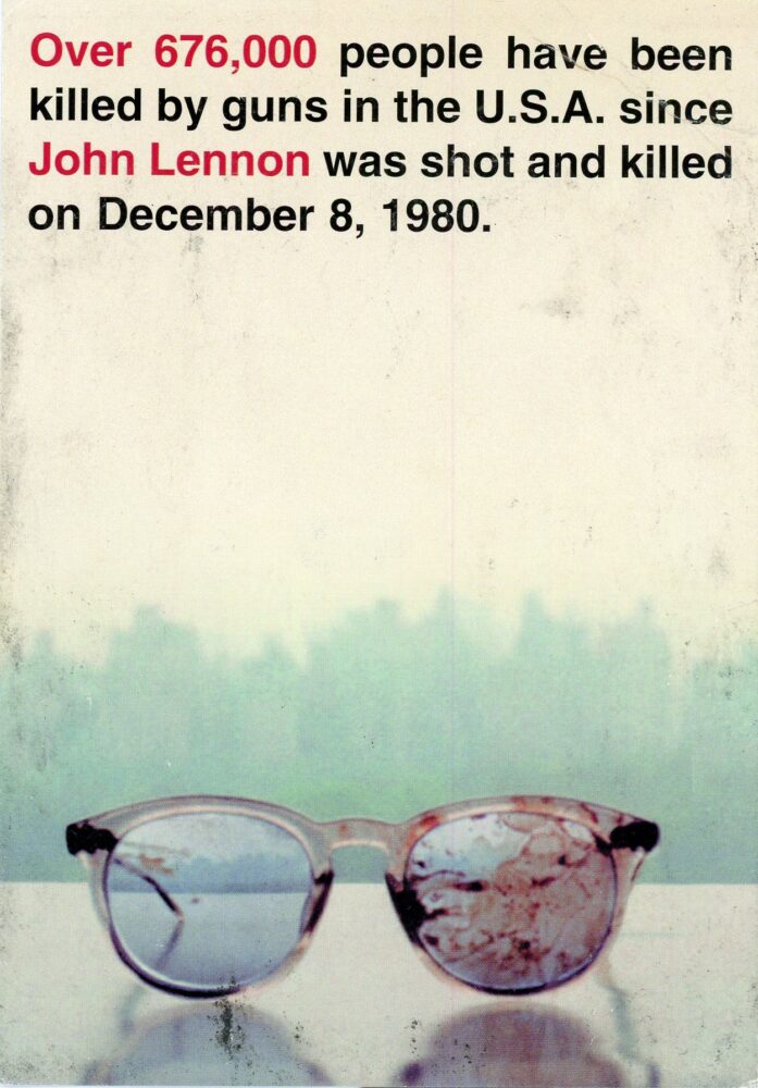 Yoko Ono postcard