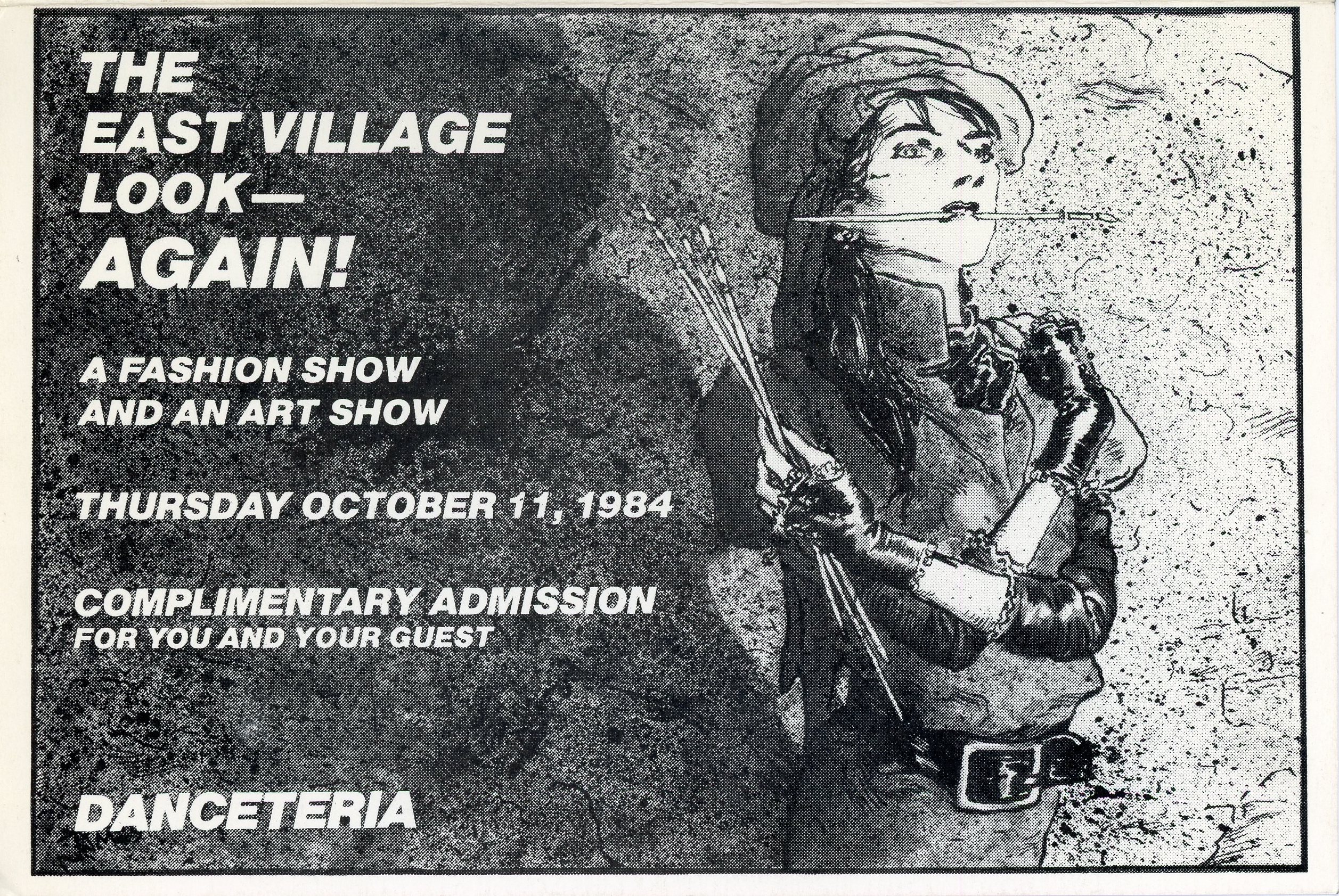 East Village Look - again front of card