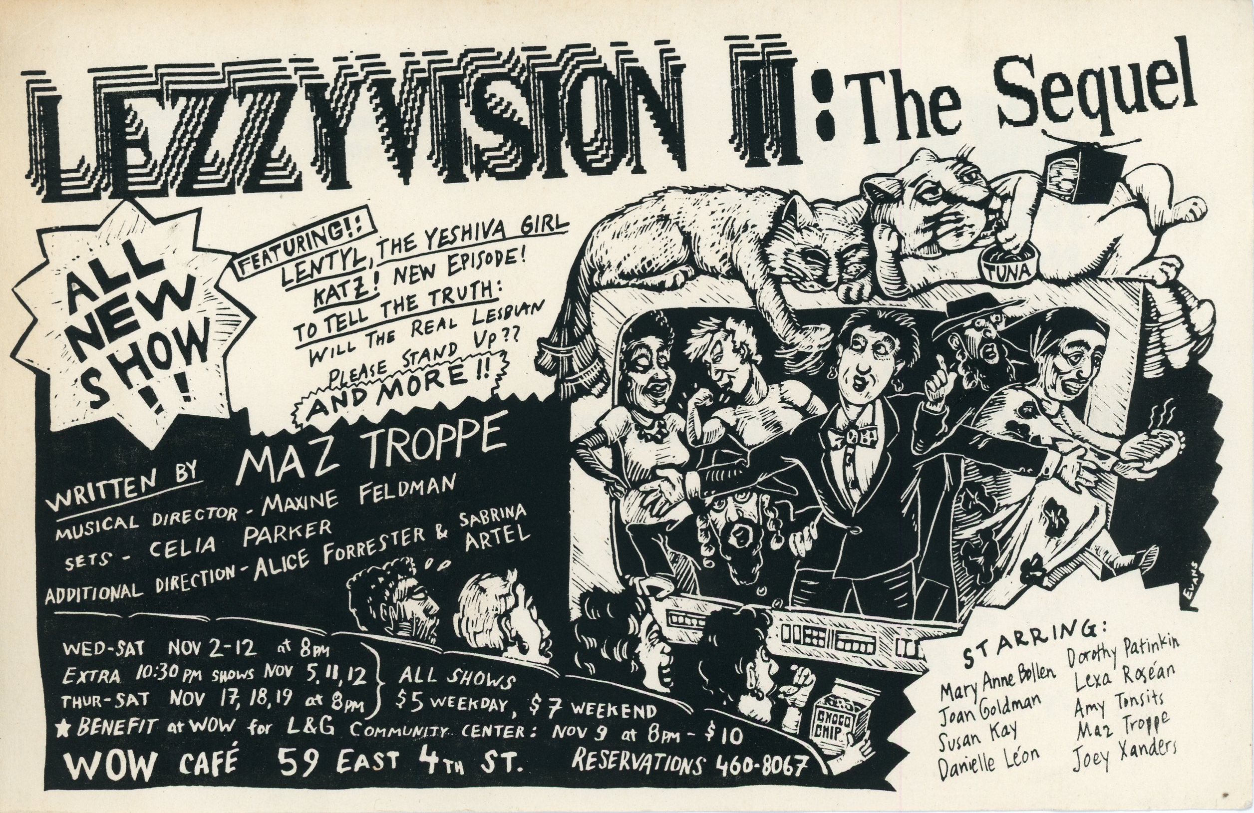 front of lezzyvision II WOW card