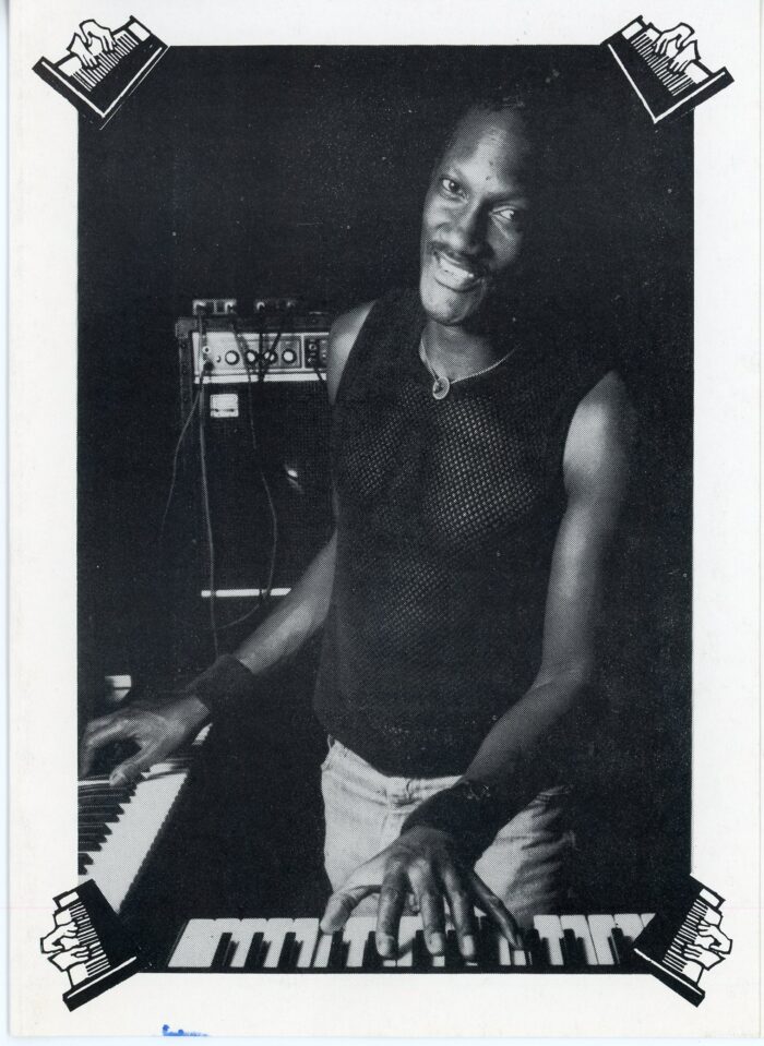 front of bernie worrell card