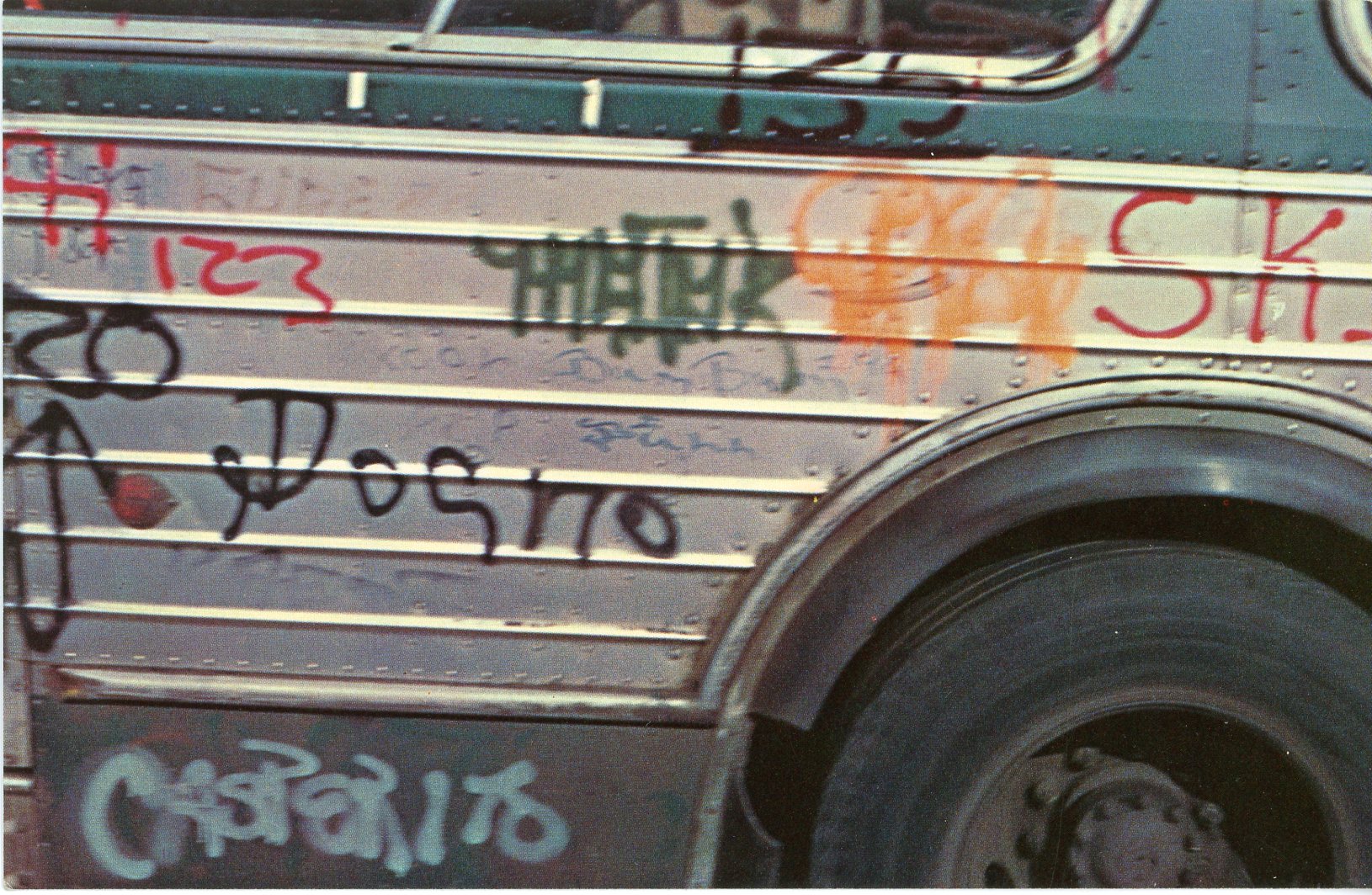 postcard for Gordon Matta-Clark show front