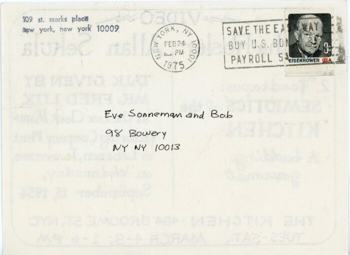 The Kitchen Martha Rosler card back