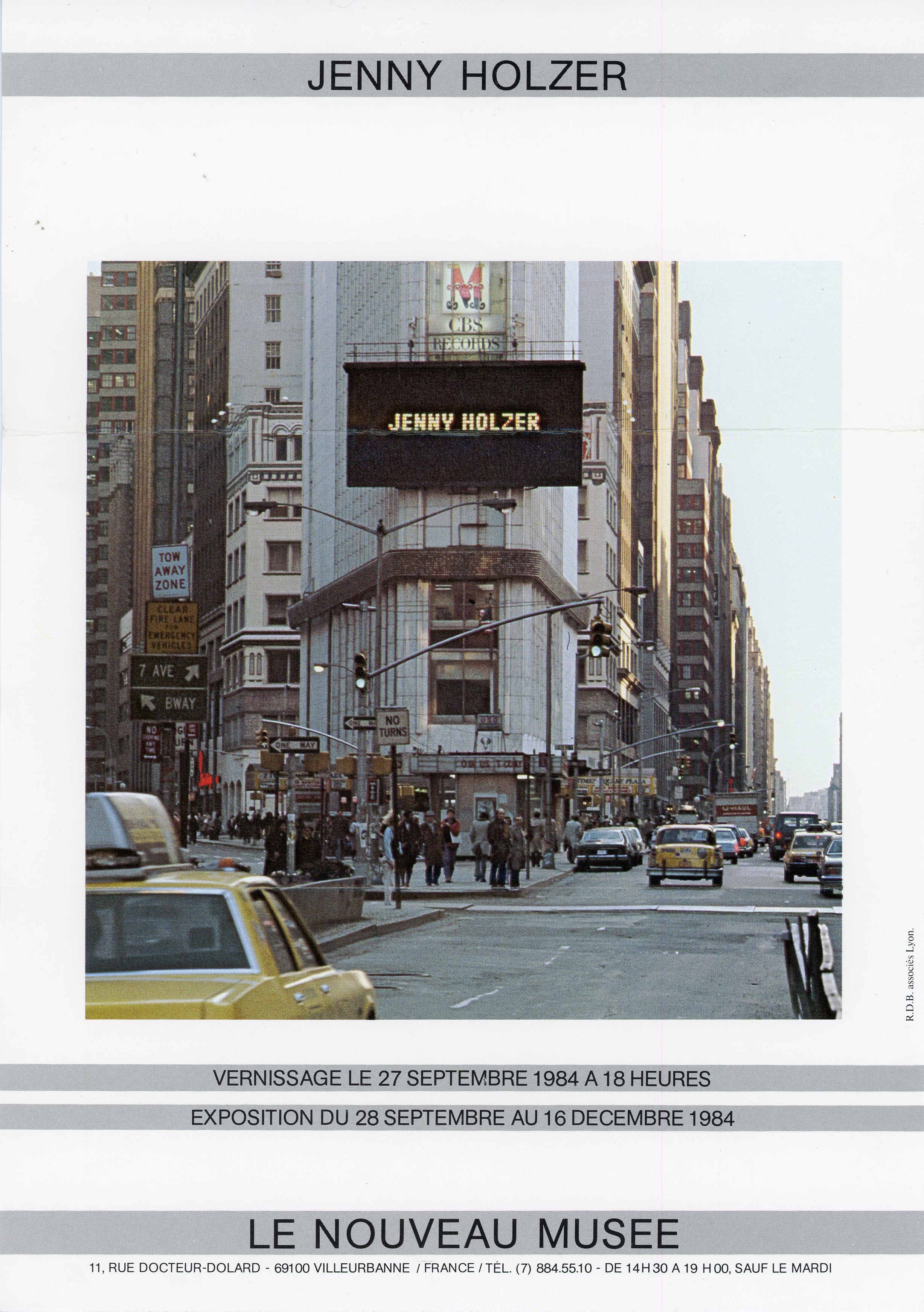 Jenny Holzer french flyer