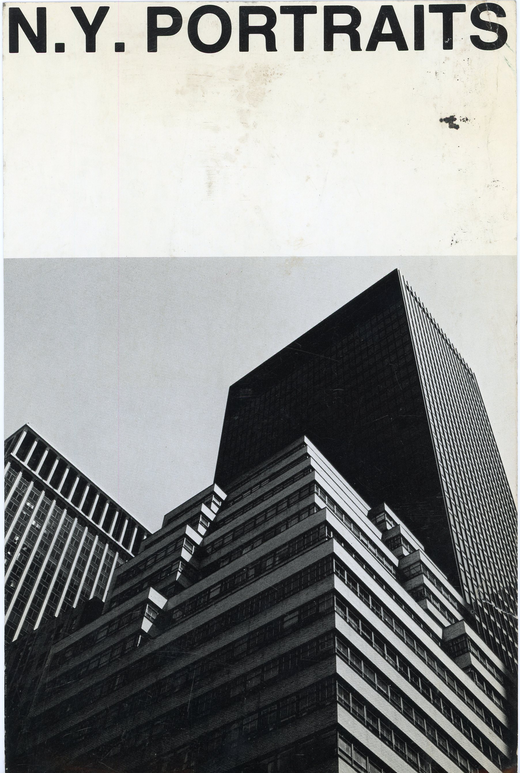 Peter Hujar card for New York POrtraits - front