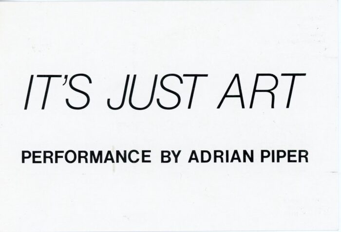 its just art card front