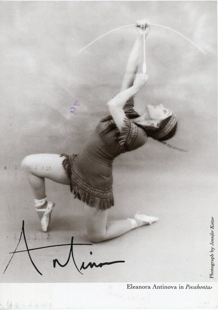 front of Eleanora Antinova card