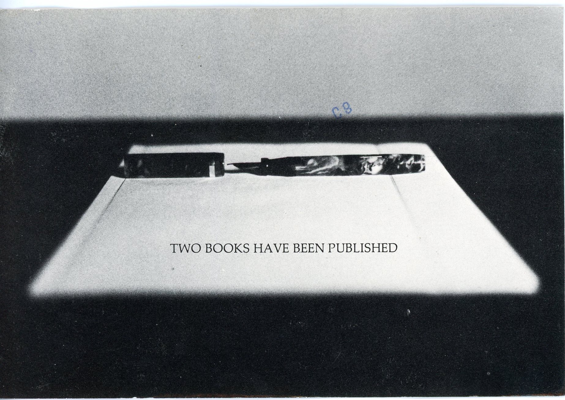 front of card for Louise Lawler's book release