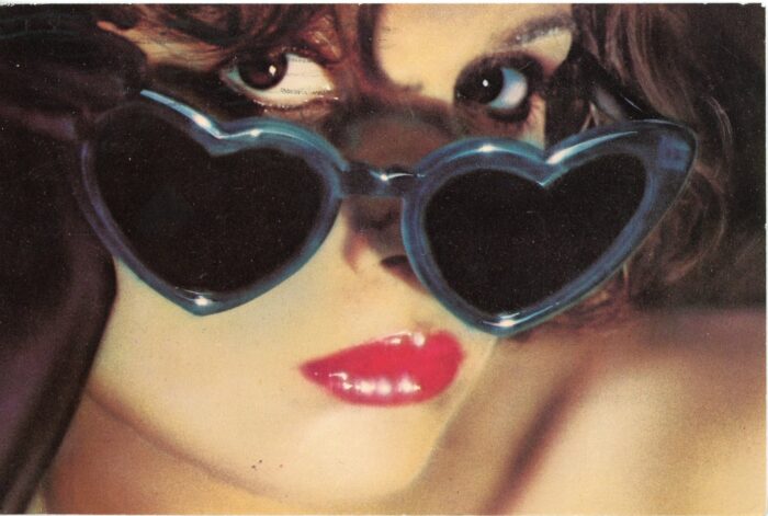 Marcia Resnick card for Re-visions book release