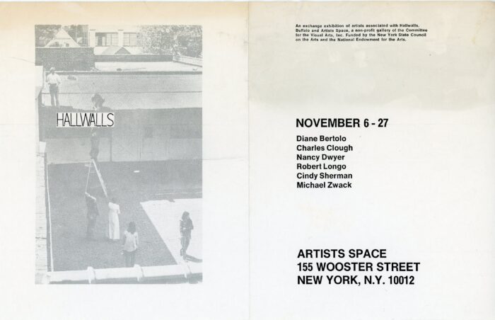 Hallways group show for Artists Space