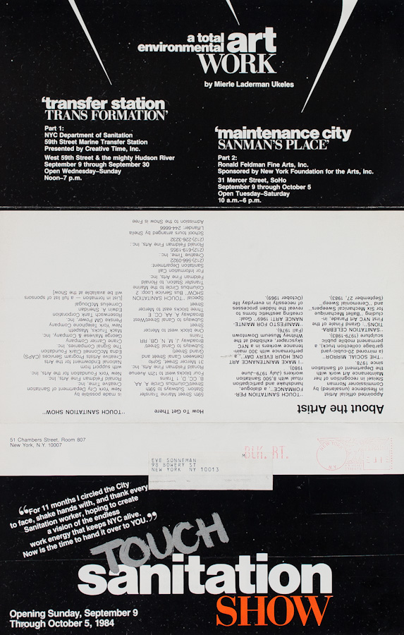 outside of Roland Feldman poster