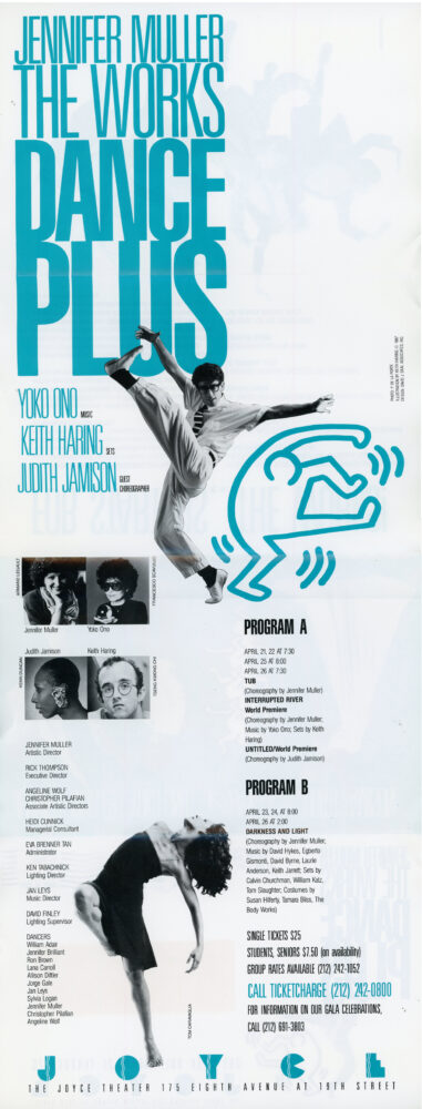 keith haring jennifer muller card