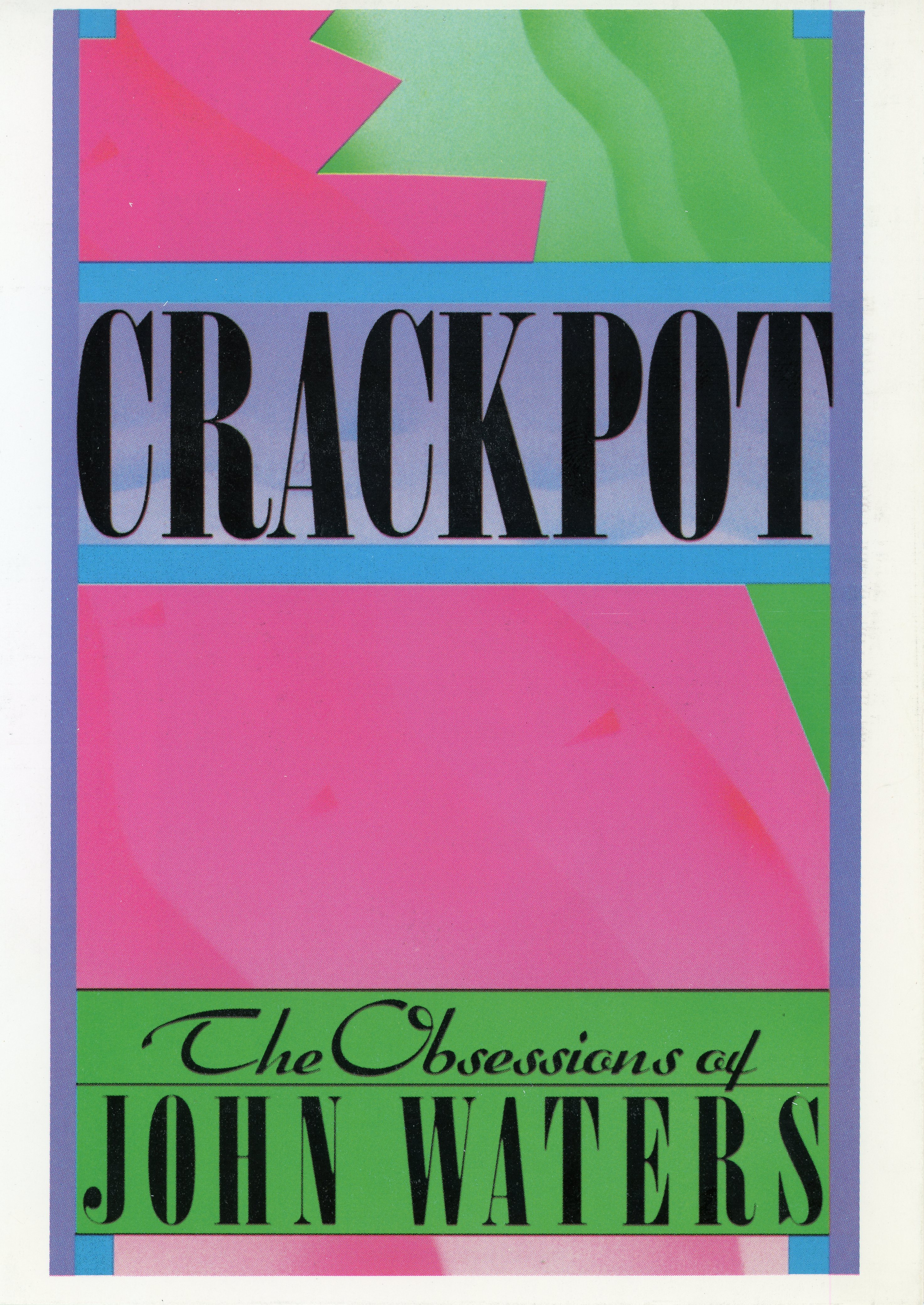 cover of john waters crackpot card