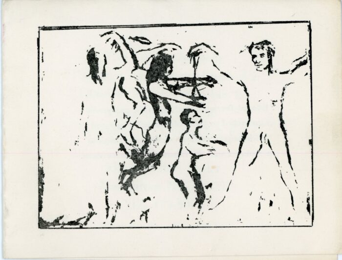 front of ground zero folded card