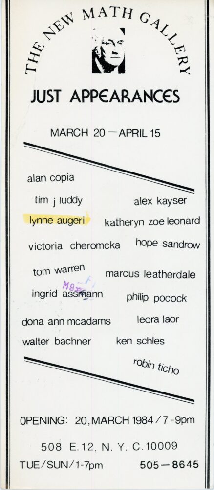 new maths gallery show card