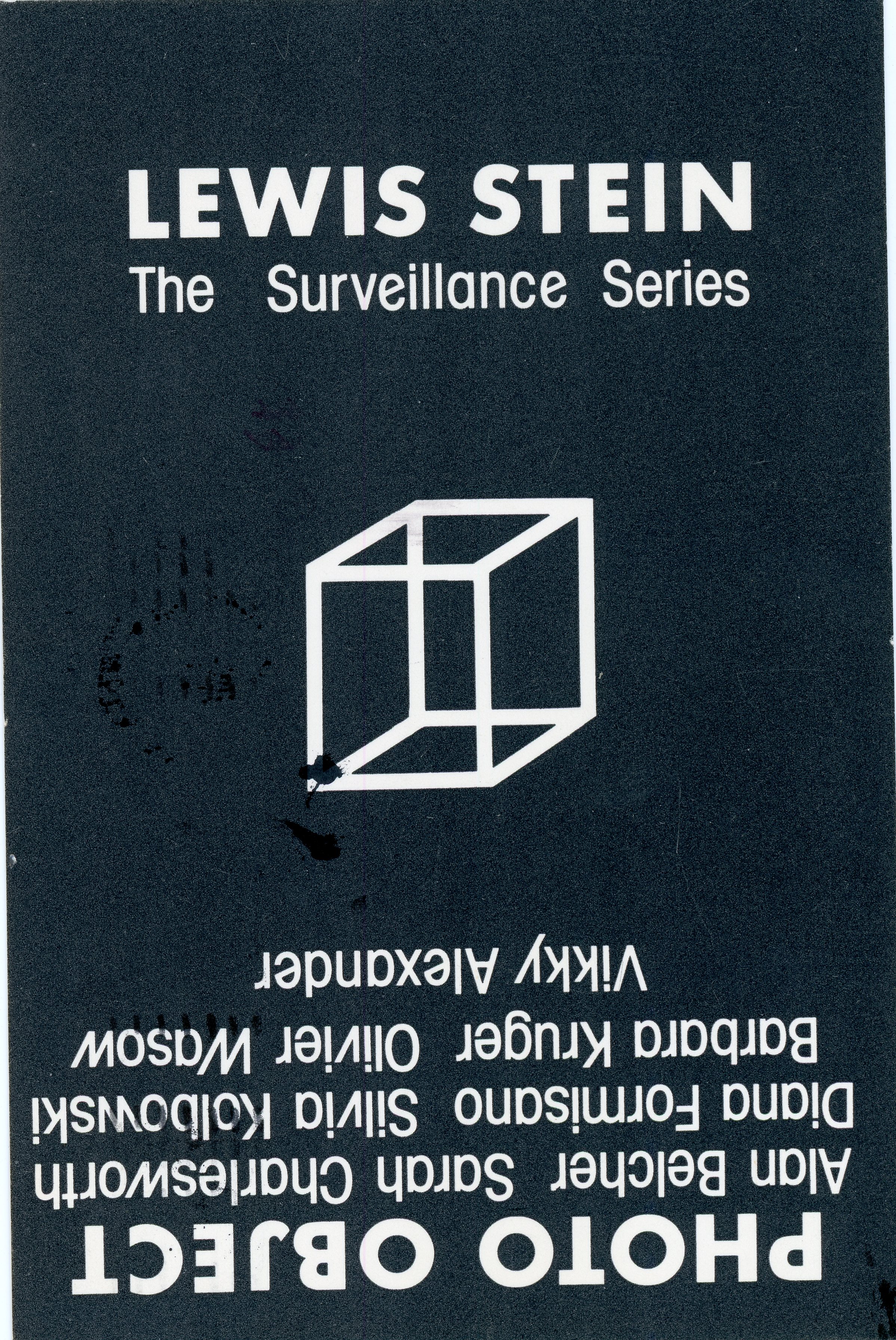 lewis stein card for Postmasters Gallery,