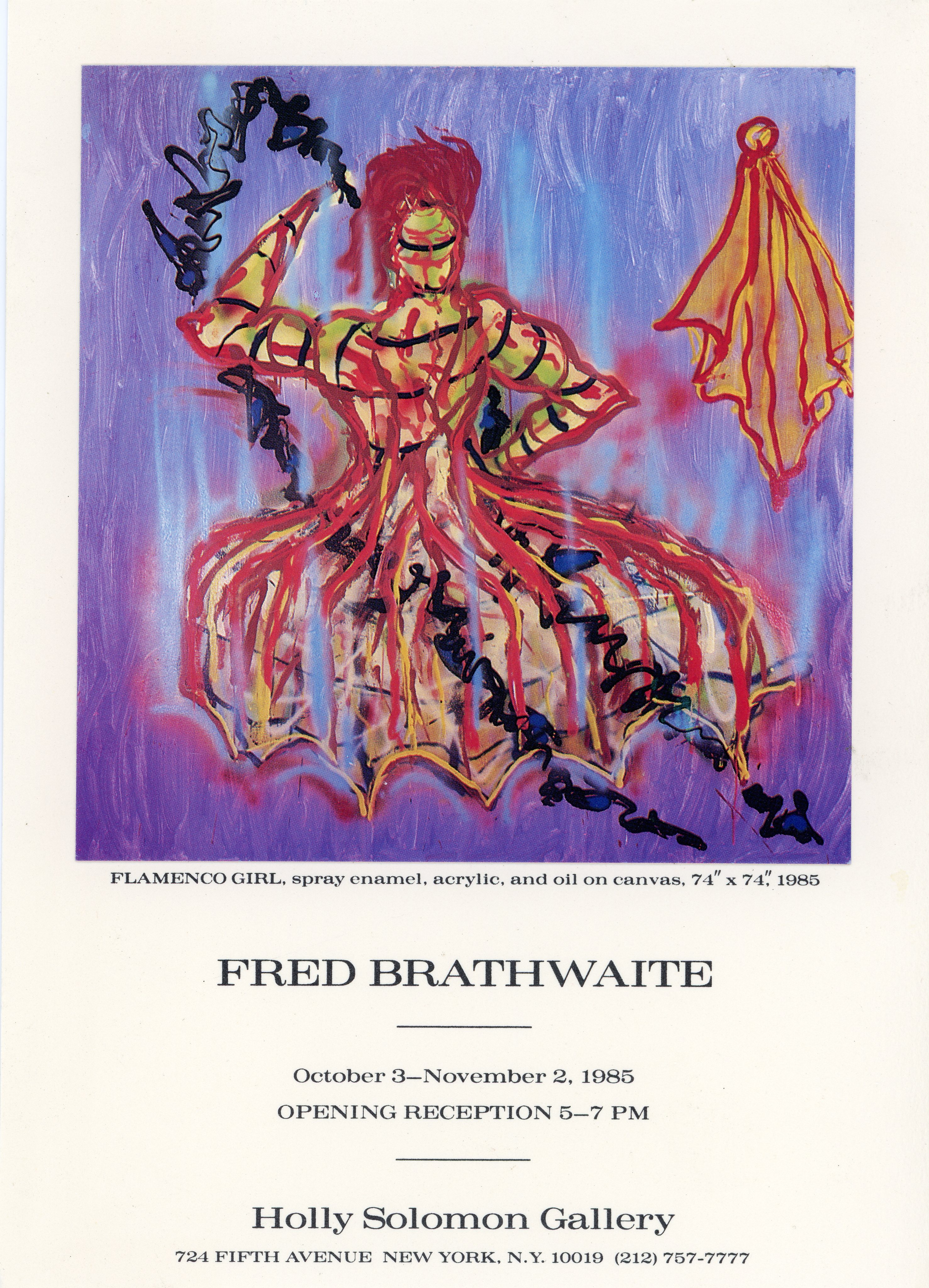 Fred Brathwaite at Holly Solomon Gallery