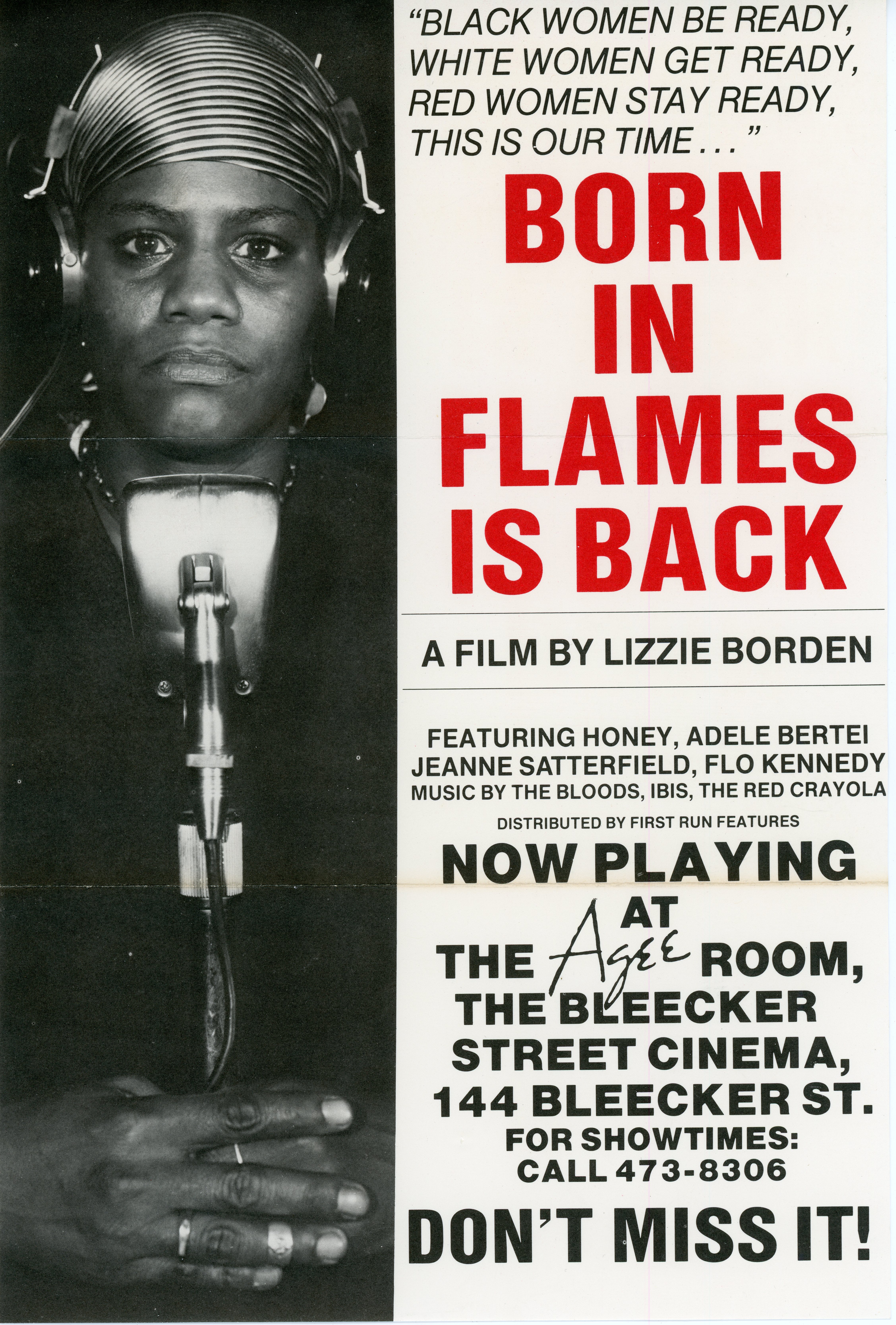 Born in Flames is Back flyer