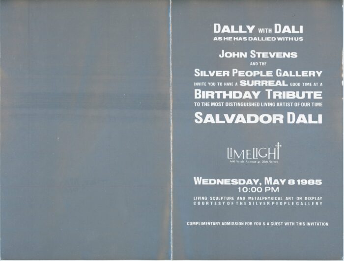 limelight party for salvador dali