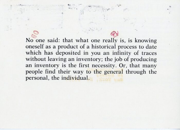 front of wild history card for richard prince anthology