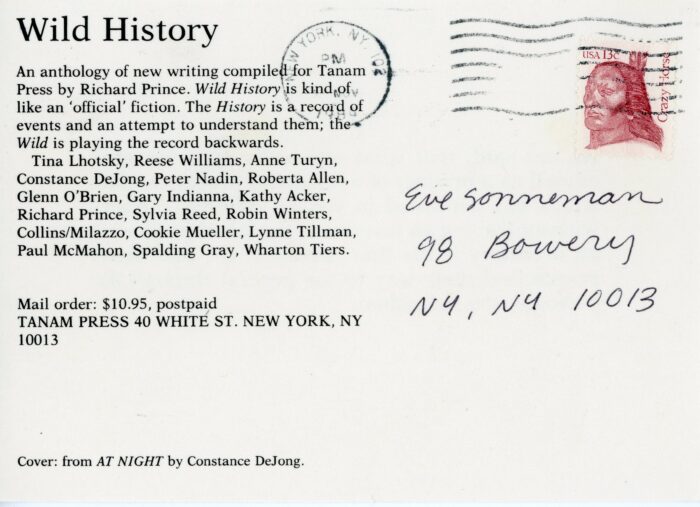 richard prince wild history card