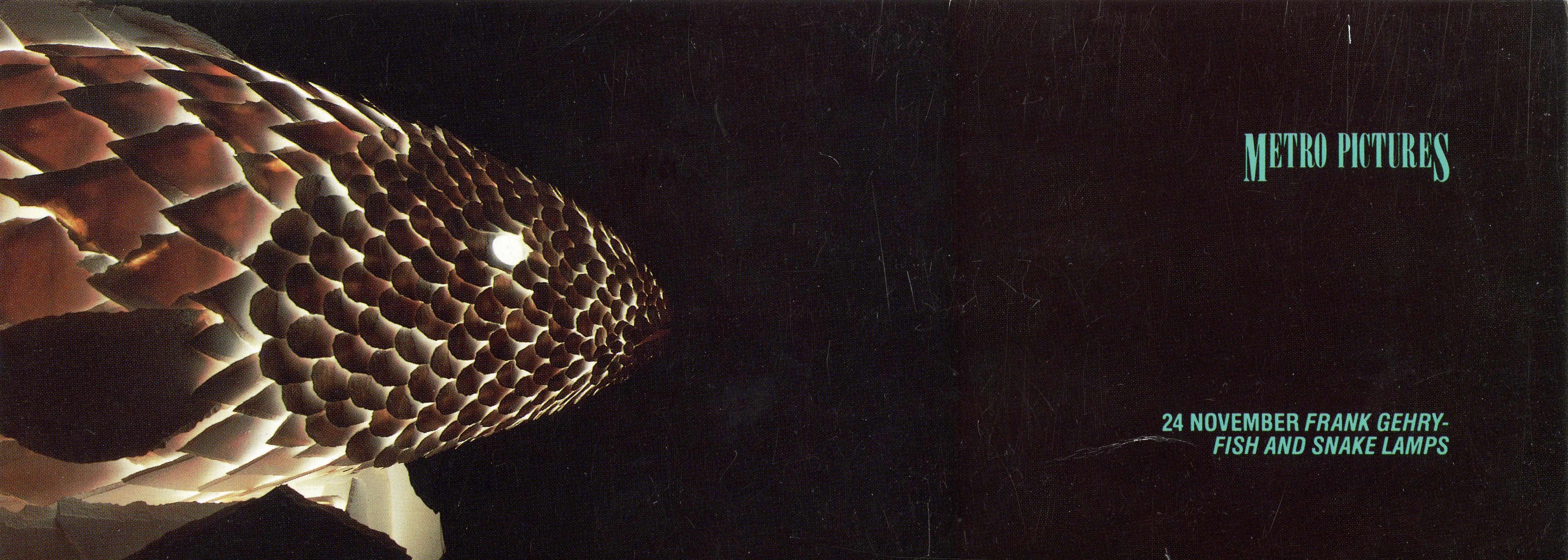 metro pictures card for frank gehry