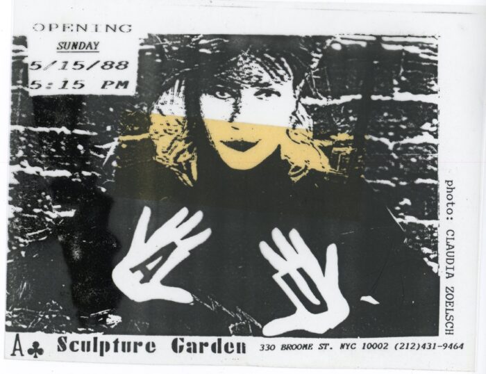 a's sculpture garden card