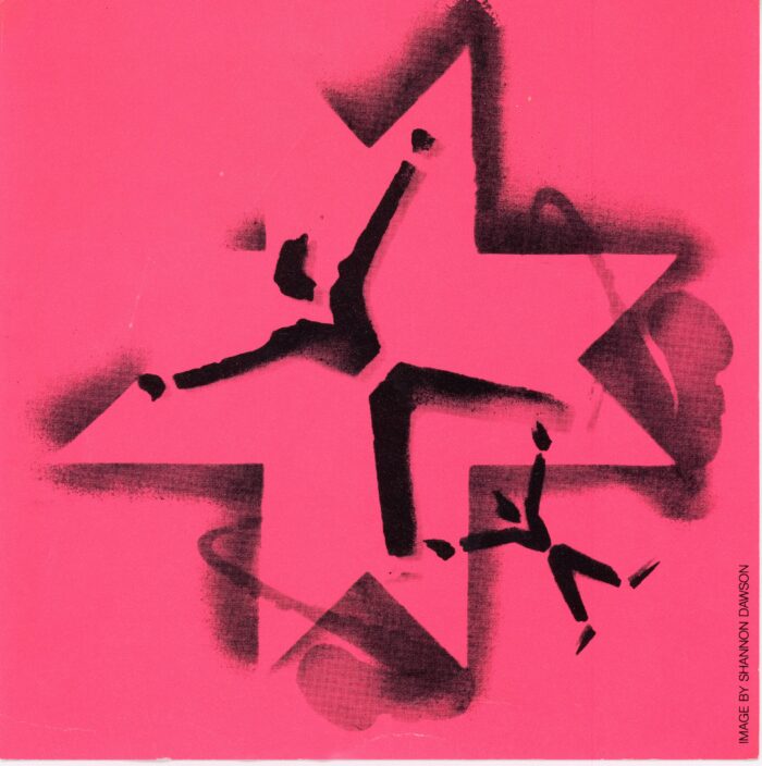 front of show card for neo york