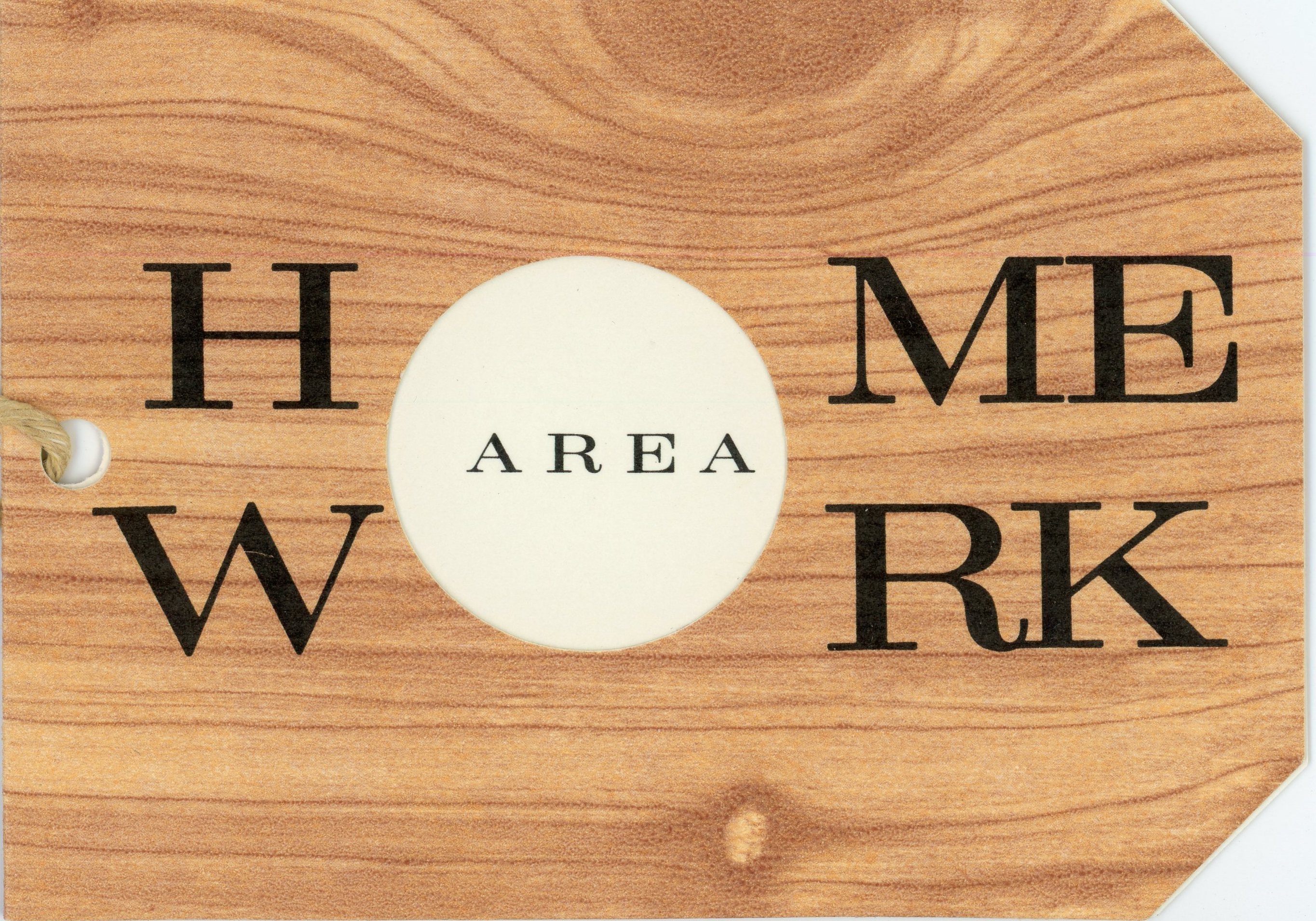 fron of party invite card for area celebrating HomeWork