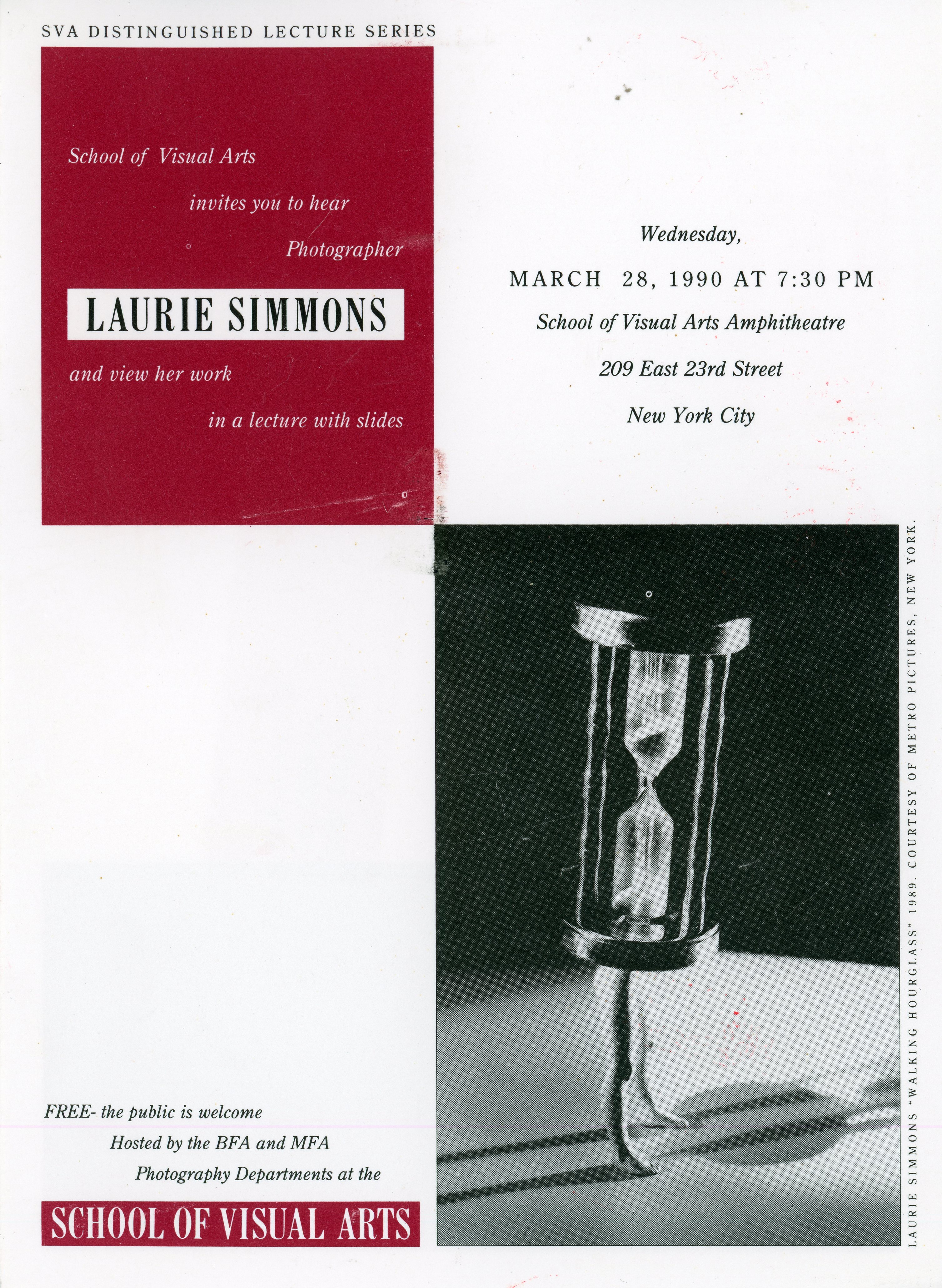 Laurie Simmons SVA card