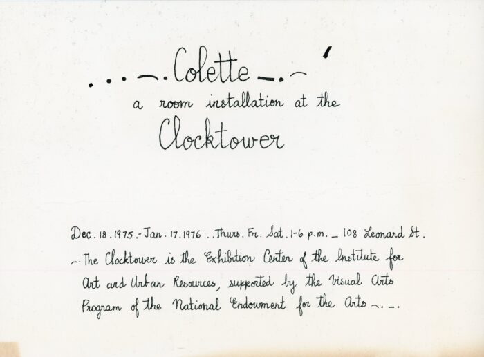 colette card back