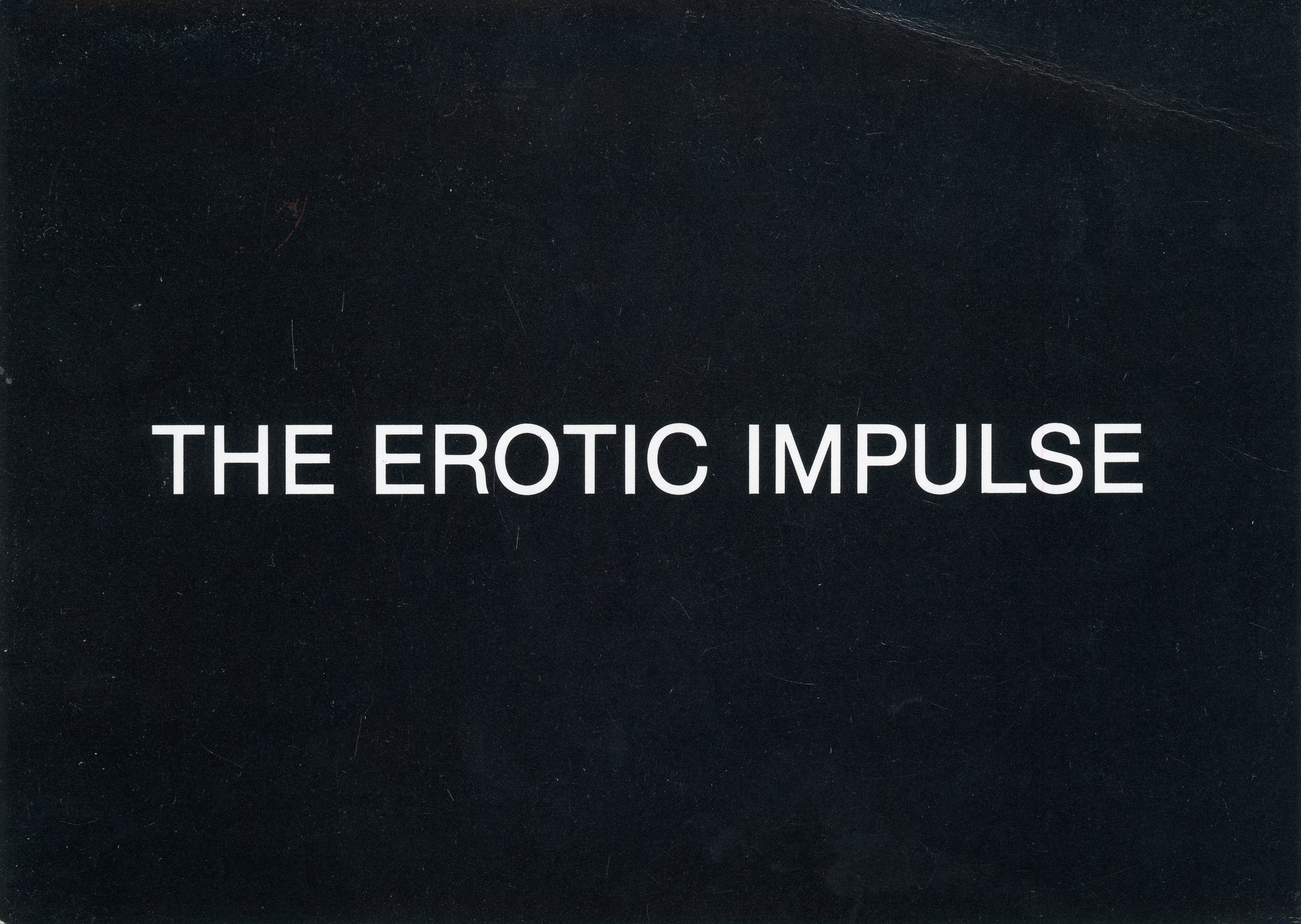 the erotic impusle show card for roger litz gallery - front