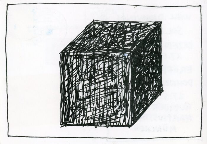 sol lewitt card for wall drawings