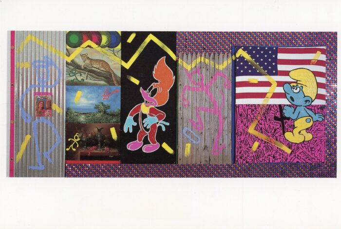 front of ronnie cutrone card for tony shafrazi