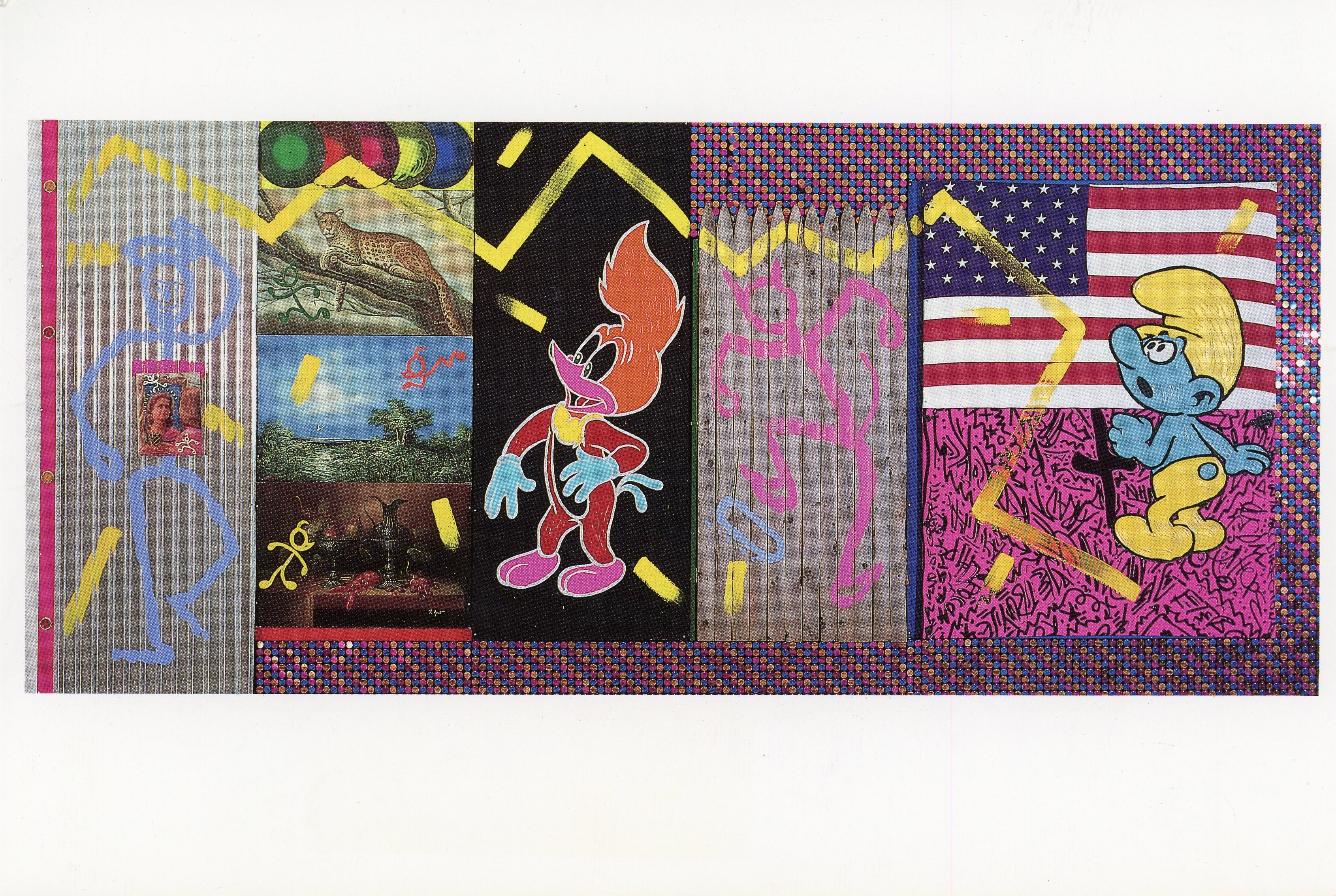 front of ronnie cutrone card for tony shafrazi